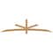 Ekena Millwork Alberta Smooth Timber Gable Bracket, Western Red Cedar, 96"W x 24"H x 1 1/2"D x 3 1/2"F, 6/12 Pitch GBW096X24X0204ALB00SWR - alternate 1